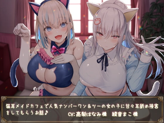 猫耳メイドカフェの琥珀と真莉愛のパッケージ画像